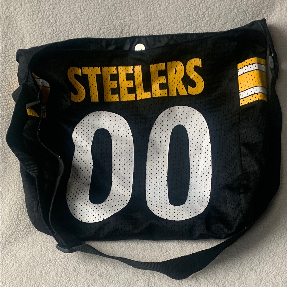 Vintage Black and Yellow Steelers Bag